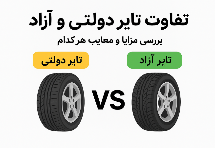 تفاوت تایر دولتی و آزاد | بررسی کامل قیمت، کیفیت و زمان تحویل تایرها